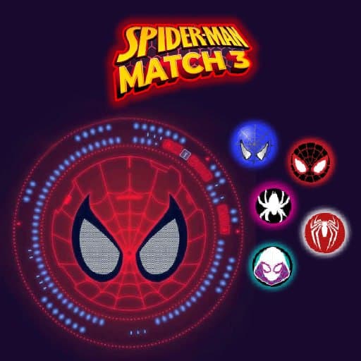 Spiderman Match 3 Puzzle